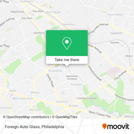 Foreign Auto Glass map