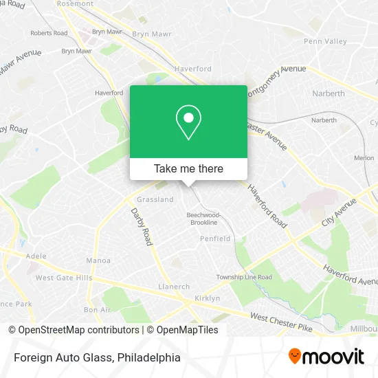 Foreign Auto Glass map