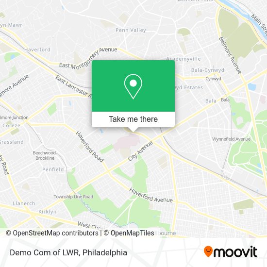 Demo Com of LWR map