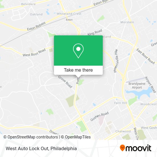 West Auto Lock Out map