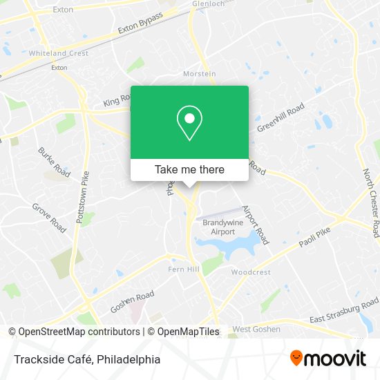 Trackside Café map