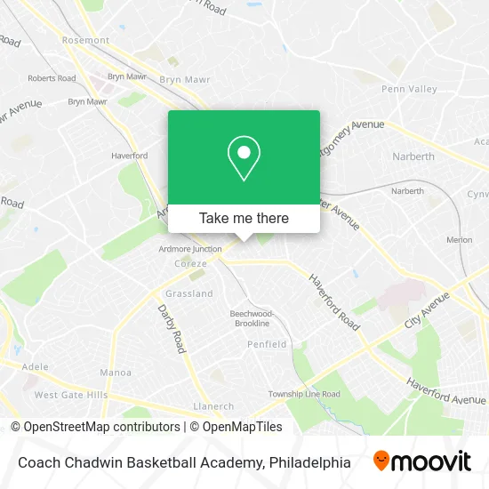 Coach Chadwin Basketball Academy map
