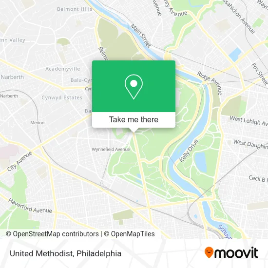 United Methodist map