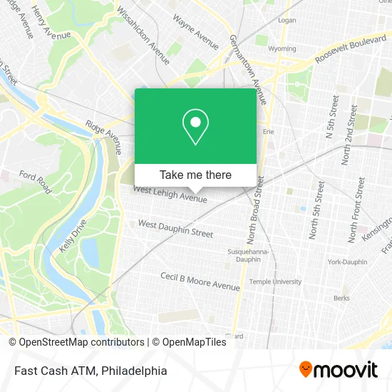 Fast Cash ATM map