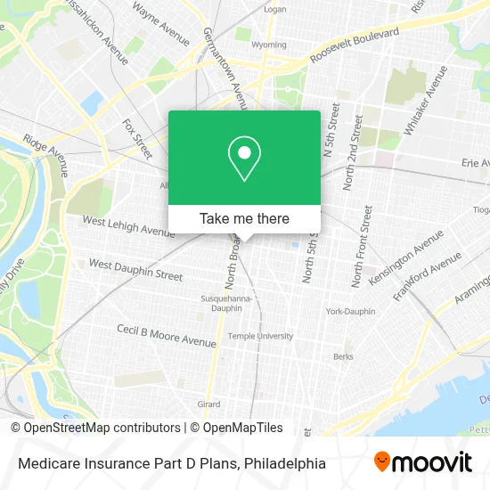 Medicare Insurance Part D Plans map