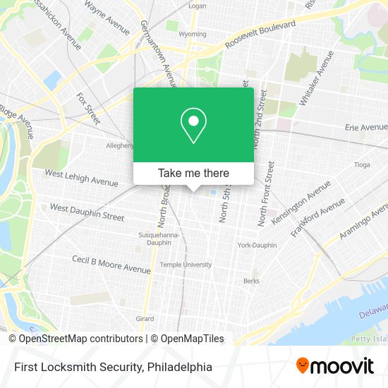 Mapa de First Locksmith Security