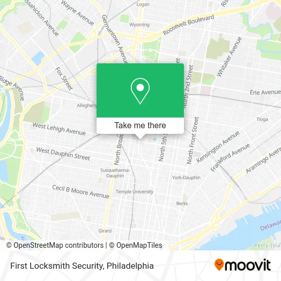 First Locksmith Security map