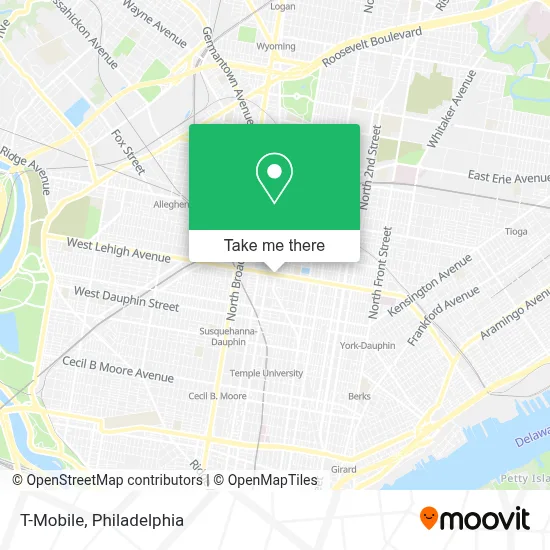 T-Mobile map
