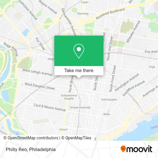 Philly Reo map