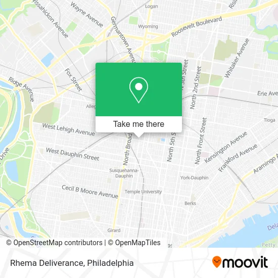 Rhema Deliverance map