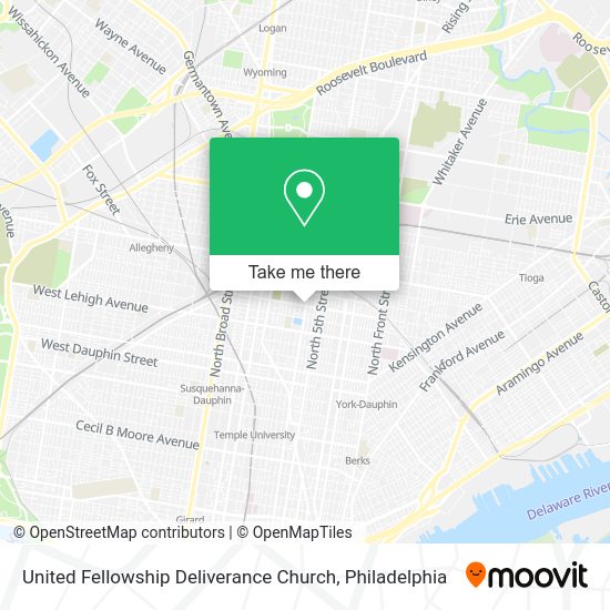 United Fellowship Deliverance Church map