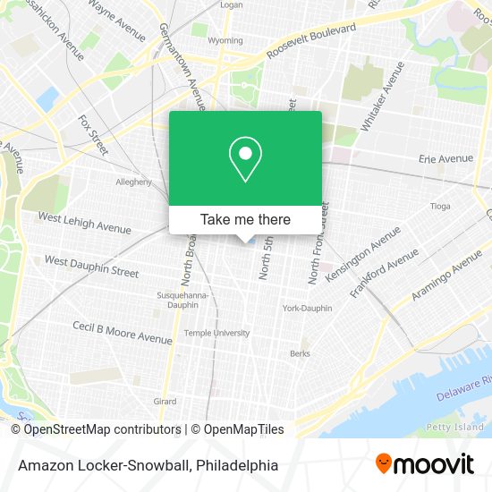 Amazon Locker-Snowball map