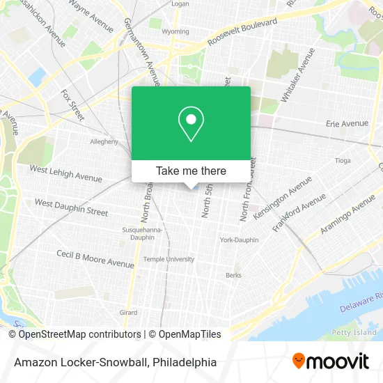 Amazon Locker-Snowball map