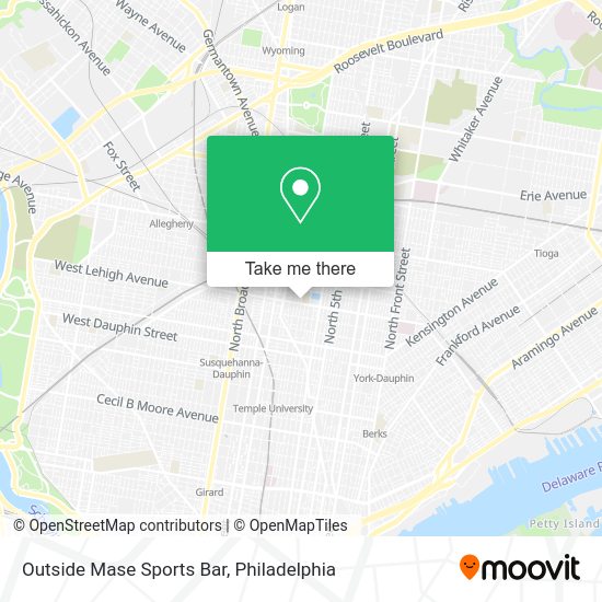 Mapa de Outside Mase Sports Bar