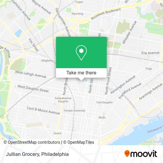 Jullian Grocery map