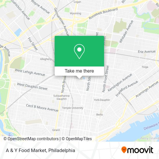 Mapa de A & Y Food Market