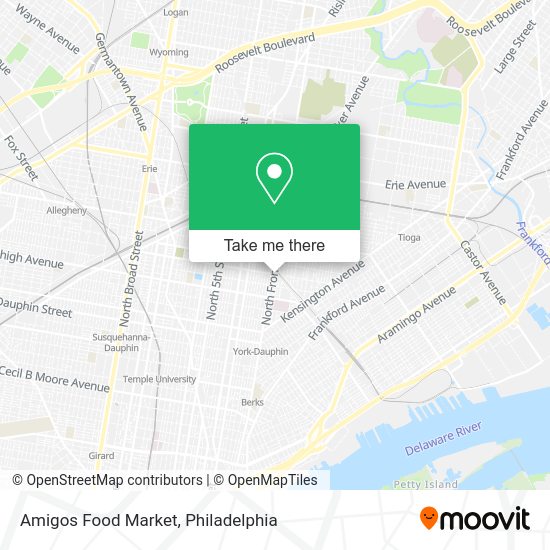 Amigos Food Market map