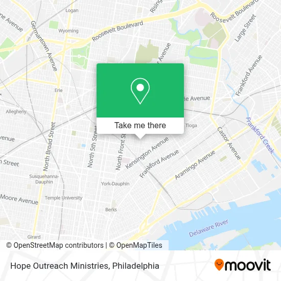 Hope Outreach Ministries map