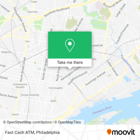 Fast Cash ATM map