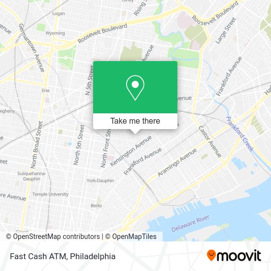 Mapa de Fast Cash ATM