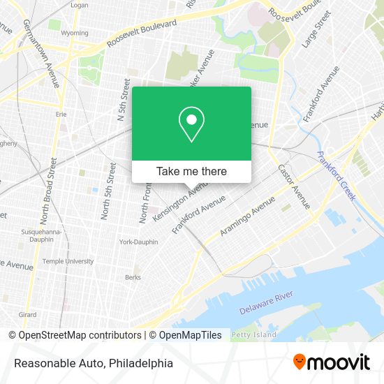 Mapa de Reasonable Auto