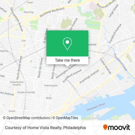 Courtesy of Home Vista Realty map