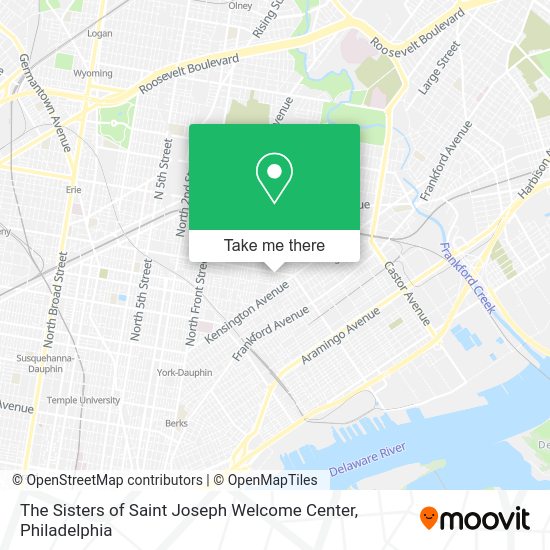 Mapa de The Sisters of Saint Joseph Welcome Center