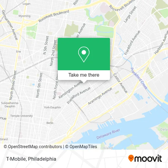 T-Mobile map