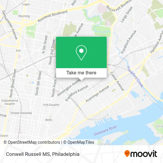 Conwell Russell MS map