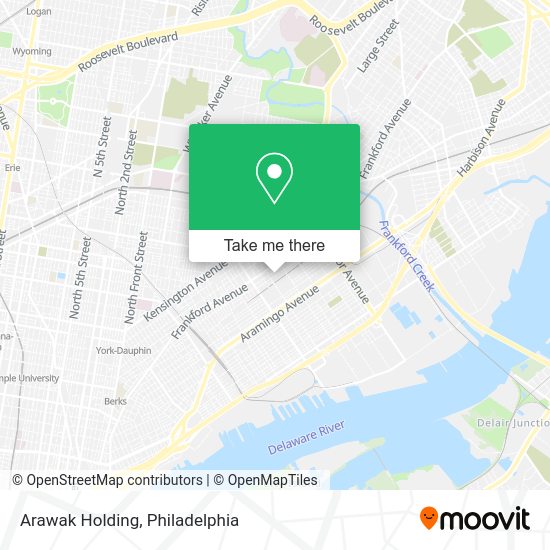 Arawak Holding map