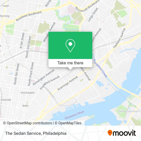 Mapa de The Sedan Service