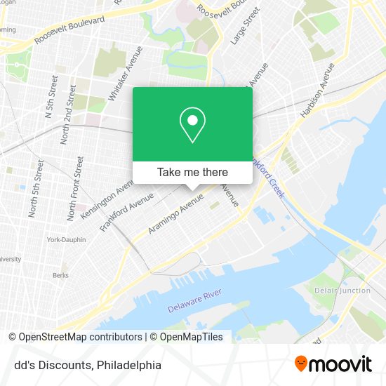 Mapa de dd's Discounts