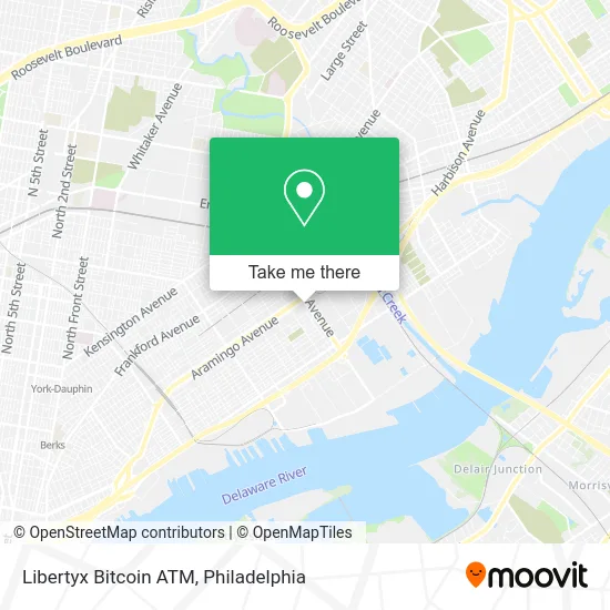 Mapa de Libertyx Bitcoin ATM