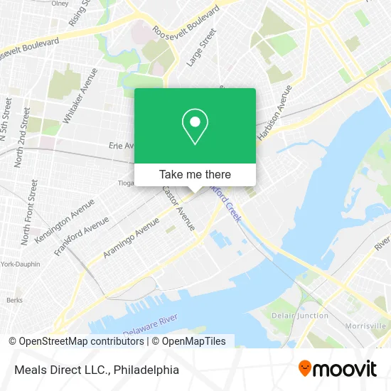 Meals Direct LLC. map