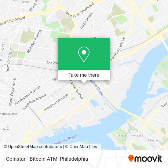 Coinstar - Bitcoin ATM map