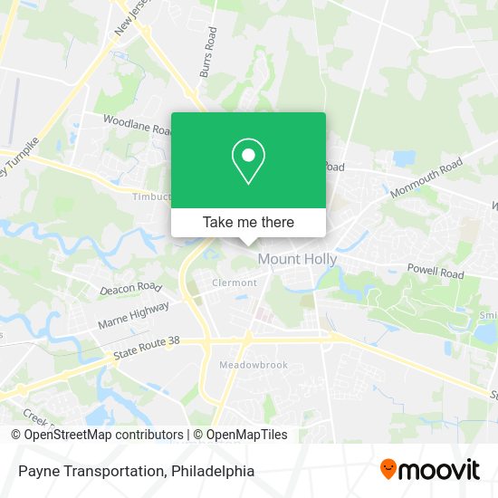 Payne Transportation map