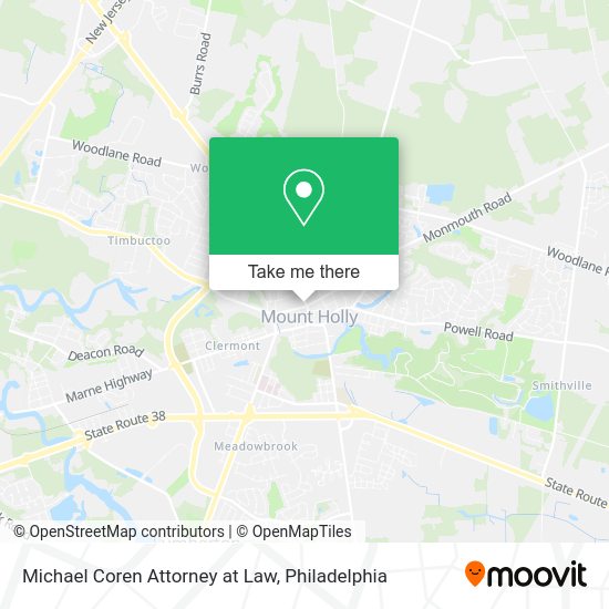Michael Coren Attorney at Law map
