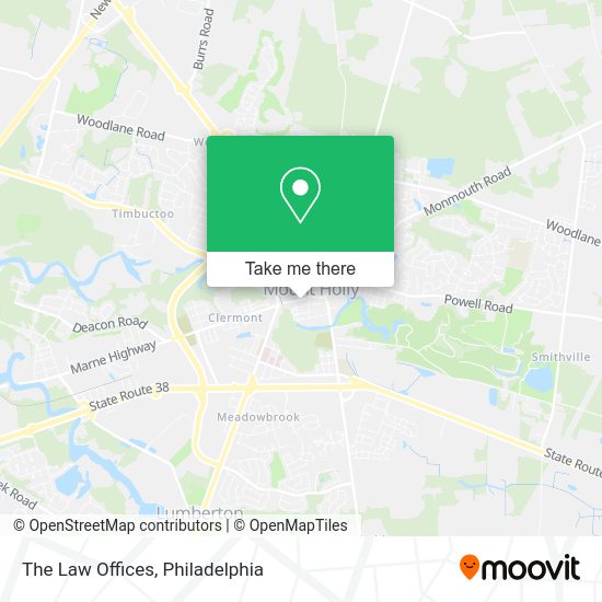 Mapa de The Law Offices