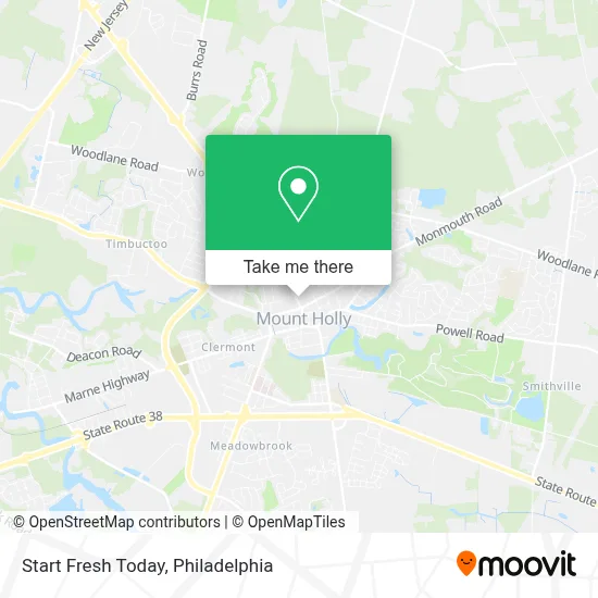 Start Fresh Today map