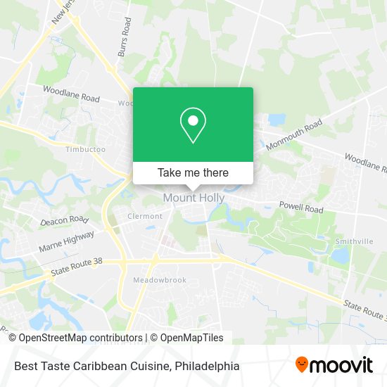 Mapa de Best Taste Caribbean Cuisine