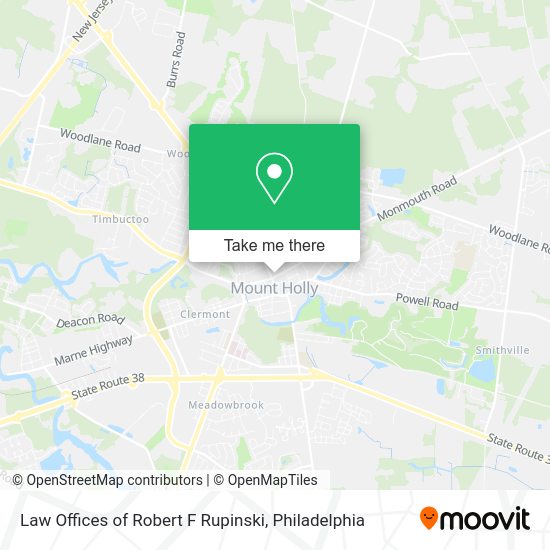 Law Offices of Robert F Rupinski map