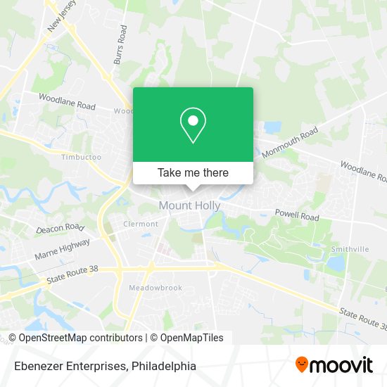Mapa de Ebenezer Enterprises