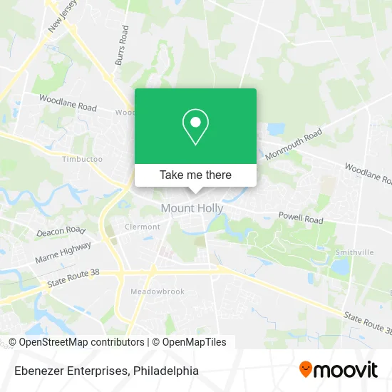 Mapa de Ebenezer Enterprises
