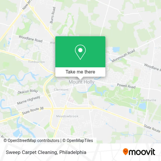 Sweep Carpet Cleaning map