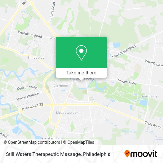 Mapa de Still Waters Therapeutic Massage