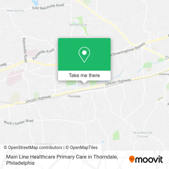 Mapa de Main Line Healthcare Primary Care in Thorndale