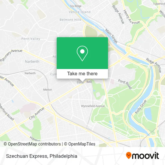Szechuan Express map