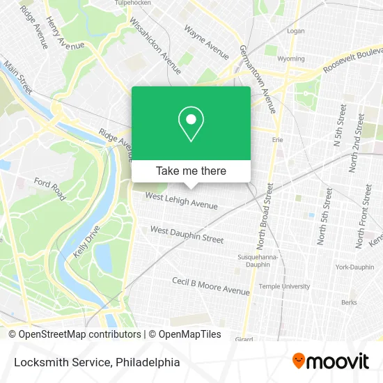 Locksmith Service map