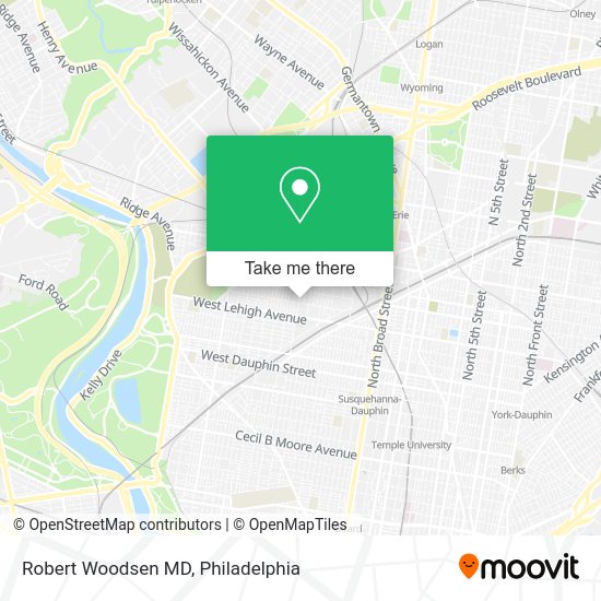 Robert Woodsen MD map