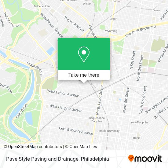 Pave Style Paving and Drainage map